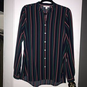 striped Tommy Hilfiger button down top